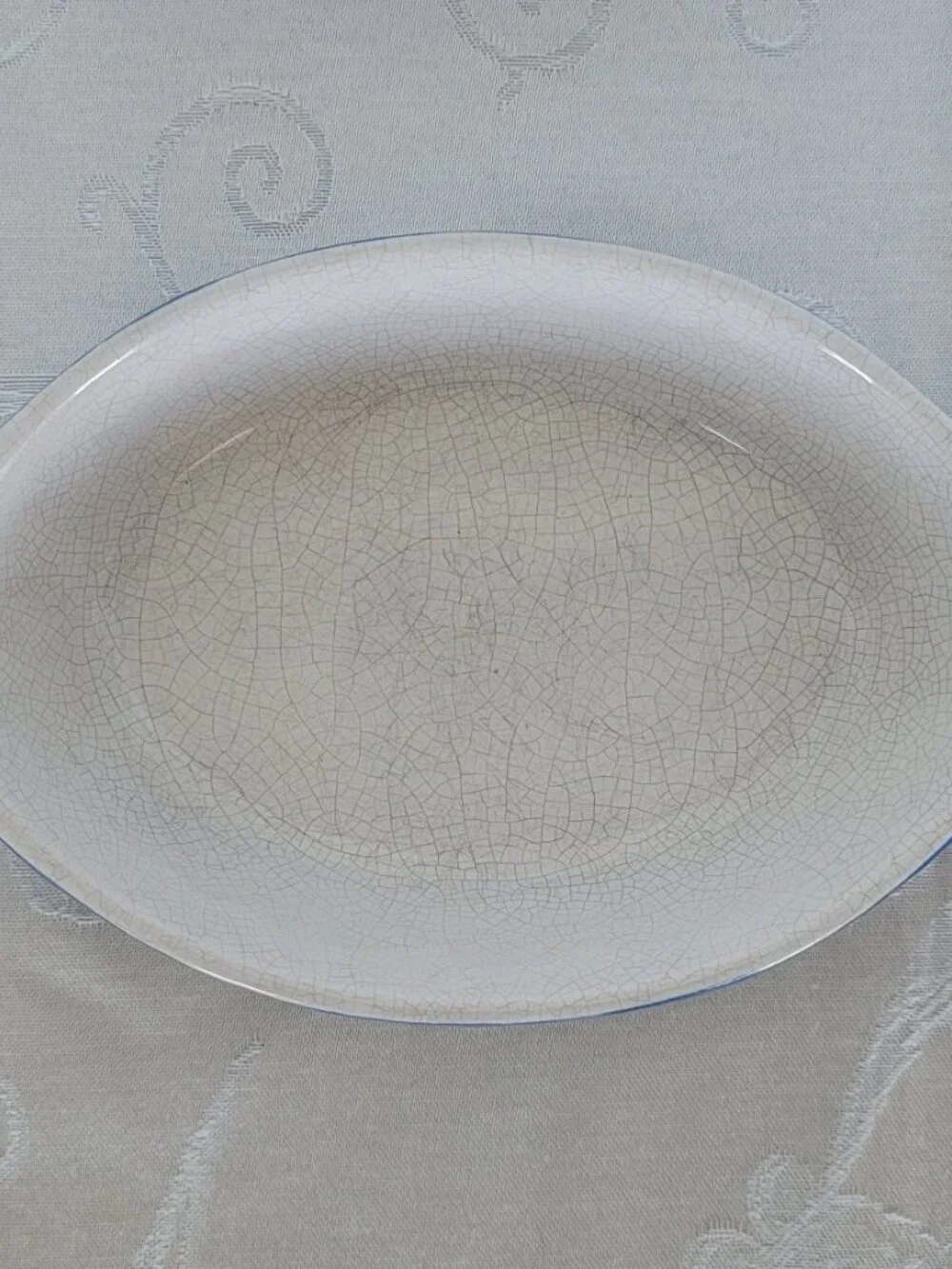 Au Gratin Dish, Small Casserole Dish, Baking Dish, WCL Blue & White